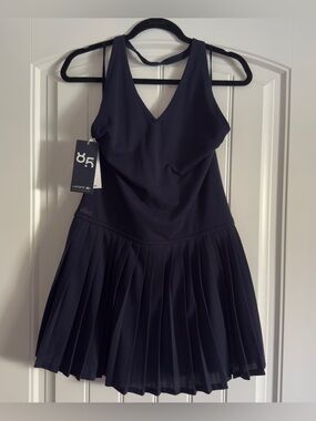 Lacoste Navy Pleated Tennis Dress NWT 85th Anniversary Size 40 / US 8